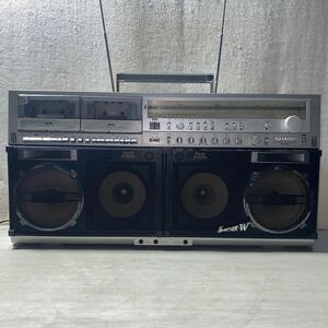 SHARP シャープ ザ サーチャー FM/FM stereo/AM radio cassette 大型 ラジオ付きステレオテールレコーダー GF-909 中古