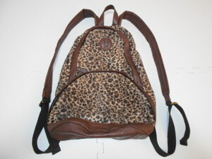  rucksack lady's bag leopard print control number 486