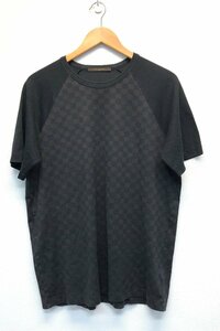 Louis Vuitton ダミエグラフィット メンズ 長袖Tシャツ サイズXL ブラック系 中古/m