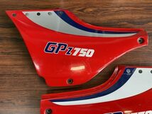 GPZ750F 純正サイドカバ－SETオリジナルP GPz750 750turbo_画像2