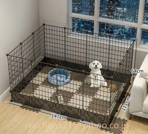 特売！品質保証 ペットフェンス犬隔離ドア犬ケージガードレール鉄犬室内犬小屋家庭用柵