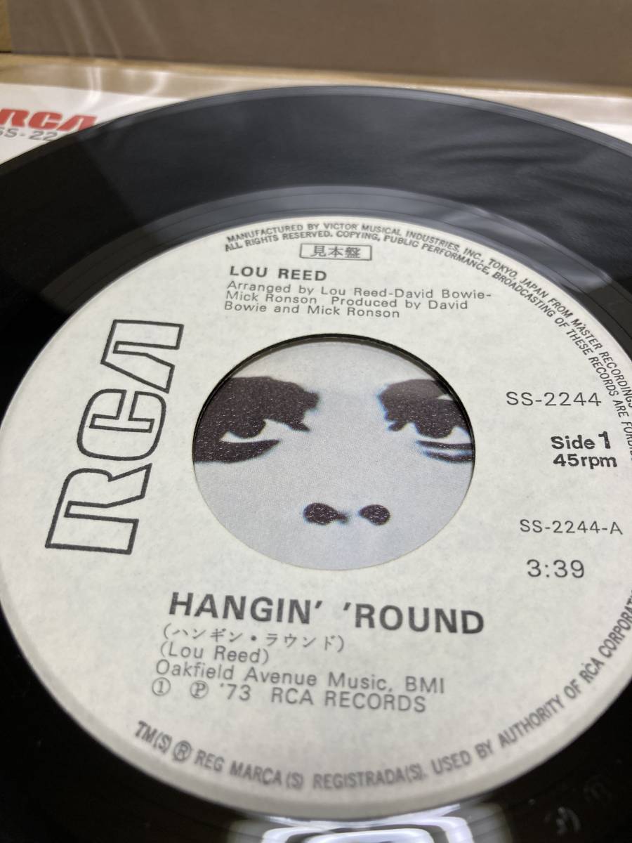 PROMO 美盤7'' ルー・リード Lou Reed / Hangin' 'Round Victor SS