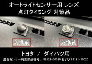 TOYOTA トヨタ ライズ RAIZE 自動調光センサー コンライト オートライト クリアーレンズ 透明 照度センサー カバー 18mm A210A A201A A202A
