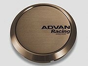 【メーカー取り寄せ】ADVAN Racing センターキャップ FLAT アンバーブロンズメタリック 直径:73ミリ 4個セット