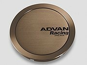 【メーカー取り寄せ】ADVAN Racing センターキャップ FULL FLAT アンバーブロンズメタリック 直径:63ミリ 4個セット