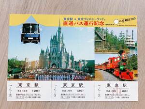 ◆祝40周年！TDL東京ディズニーランド グランドオープン 記念切符 1983年◆