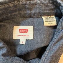 Levis 長袖シャンブレーシャツ S_画像3