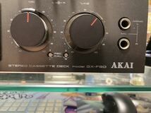 AKAI GX-F90 カセットデッキ動作品　訳あり_画像4