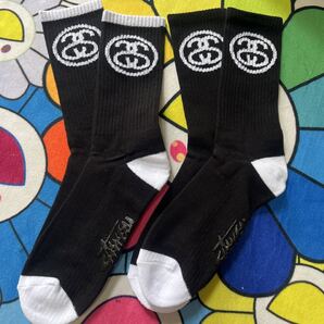 新品 正規 stussy 靴下 ソックス 2足セット