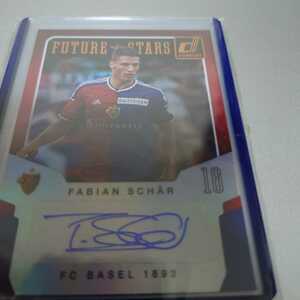 ファビアン・シェア Fabian Schr　2015 Panini Donruss Future Stars Signatures Auto 直筆サインカード