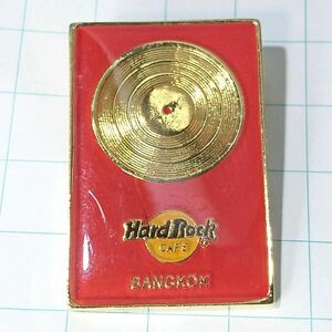 送料無料)Hard Rock Cafe ハードロックカフェ レコード ピンバッジ PINS ブローチ ピンズ A08242