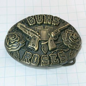 送料無料)GUNS ROSES レトロ ベルト バックル A08568