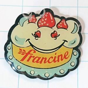 送料無料)francine ケーキ フランス輸入 アンティーク ピンバッジ PINS ピンズ A08916