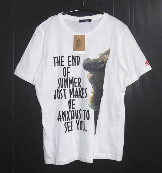 未使用 URBAN RESEARCH アーバンリサーチ S/S END-OF-SUMMER LIFE T フォトプリント Tシャツ 38 白