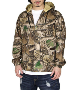 ◆美品 INTERBREED インターブリード CAMOUFLAGE YACHT PARKA リアルツリー フードジャケット M マウンテンパーカー