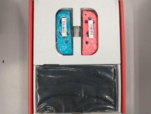 Nintendo Switch(有機ELモデル) Joy-Con(L)ネオンブルー/(R)ネオンレッド(HEGSKABAA)_画像2