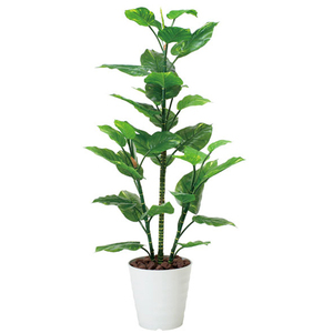 フレッシュポトス H150cm グリーン 植物 H1500mm 光触媒 植木 観葉植物 人工 W3A4405-240