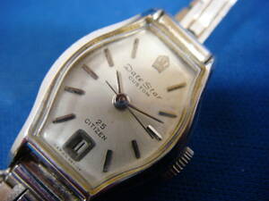 **756W[ Showa Retro ]60S Citizen te-to Star custom hand winding 25 stone wristwatch ( moving goods ) beautiful goods **