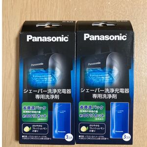 パナソニック シェーバー洗浄充電器専用洗浄剤 ES-4L03 x2箱