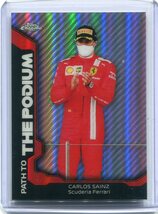 2021 Topps Chrome Formula 1 F1 インサート Path To The Podium Carlos Saonz サインツ_画像1