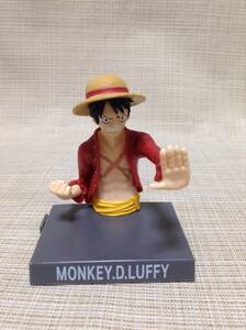 モンキー・D・ルフィ つながる！マスコット第2弾 デスクツール 【ONE PIECE/ワンピース】 三ツ矢サイダー フィギュア