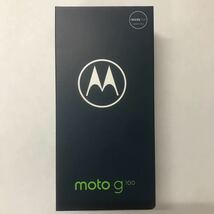 新品未開封 保証期間内 24時間以内発送 モトローラ Motorola moto g100 8GB/128GB イリディセントスカイ simフリースマートフォン 本体_画像1