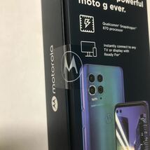 新品未開封 保証期間内 24時間以内発送 モトローラ Motorola moto g100 8GB/128GB イリディセントスカイ simフリースマートフォン 本体_画像3