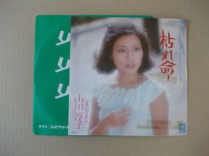 Y2301　即決　EPレコード　山川淳子『枯れ命』　非売品　プロモ盤