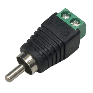 RCA type plug -2 core connection type AE line * telephone line * alarm line ., camera for sound line as wiring make in case FE-CDC-RCP