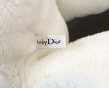 Dior/ディオール ラージベア テディベア 白クマ ぬいぐるみ フェイクファー 約110cm 出産祝い アニマル_画像5