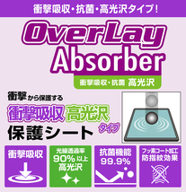 PlayStation Vita PCH-2000 表面 背面 フィルム セット OverLay Absorber 高光沢 for プレイステーション ヴィータ 衝撃吸収高光沢 抗菌_画像2