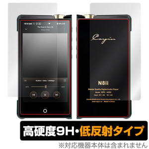 Cayin N8ii 表面 背面 フィルム OverLay 9H Plus for カイン フラッグシップDAP N8ii 表面・背面セット 9H 高硬度 低反射タイプ
