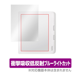 Kobo Libra 2 保護 フィルム OverLay Absorber for Rakuten Kobo 楽天Kobo コボ リブラツー 衝撃吸収 低反射 ブルーライトカット 抗菌