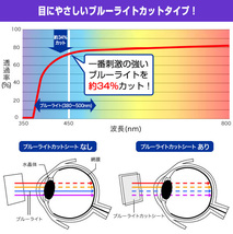 ASUS E210KA 2022 保護 フィルム OverLay Eye Protector 低反射 for ノートPC Eシリーズ E210KA 液晶保護 ブルーライトカット 反射低減_画像4