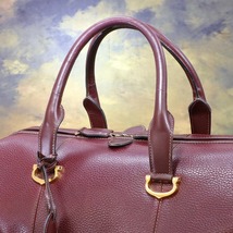本物 美品 カルティエ 最高級マストグレインレザー鍵付きメンズボストンバッグ 旅行鞄 トラベルバッグ ダッフルバッグ Cartier_画像5