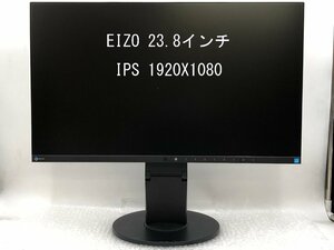 使用時間：10236H EIZO フレームレス 24インチ IPS LED 液晶モニタ FlexScan EV2450 1920x1080 HDMI 画面回転 高さ調整 中古 ディスプレイ