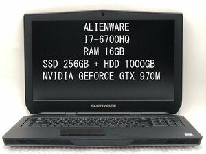 DELL Alienware 17 R3○Core i7 6700HQ 2.6GHz RAM 16G SSD256+HDD1000GB 中古　送料無料