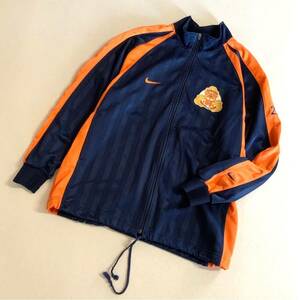  rare hard-to-find not for sale superior article NIKE Nike Saitama . high school soccer part jersey truck top men's XL size navy orange 