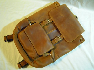  leather made rucksack backpack 