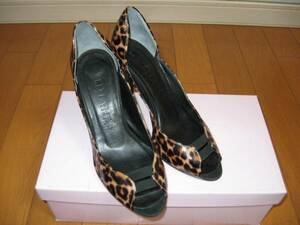  быстрое решение Diana DIANA туфли-лодочки 21.5cm Leopard рисунок открытый tou леопардовая расцветка 