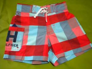  prompt decision Japan not yet arrival * Tommy Hilfiger * check. swim pants XS