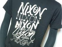 新品 正規 NS1670005 ニクソン NIXON ロゴプリント Tシャツ 半袖 トップス 黒 ブラック M メンズ レディース_画像2