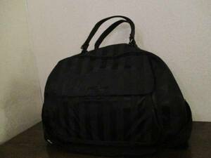 SWEET HOME black nylon Boston bag (USED)50417