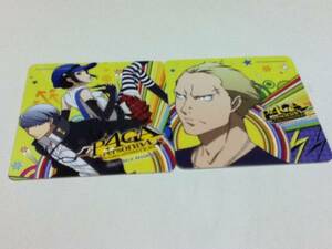 アニメグッズ ペルソナ4 - Persona4 the ANIMATION ×パセラ コースター2種セット