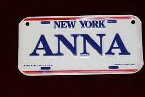 ** America decoration Mini plate New York .ANNA 152mmx75mm**
