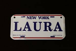 ** America decoration Mini plate New York .LAURA 152mmx75mm(2)**