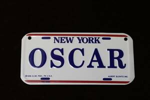 ** America decoration Mini plate New York .OSCAR 152mmx75mm**