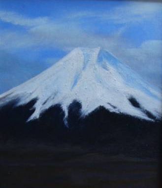 ≪Komikyo≫ Haruyoshi Tada, Montaña Fuji, pintura al óleo, F8 nº: 45, 5cm×37, 9cm, Pintura al óleo única en su tipo., Pintura al óleo nueva de alta calidad con marco., Autenticidad garantizada y firmada a mano., cuadro, pintura al óleo, Naturaleza, Pintura de paisaje