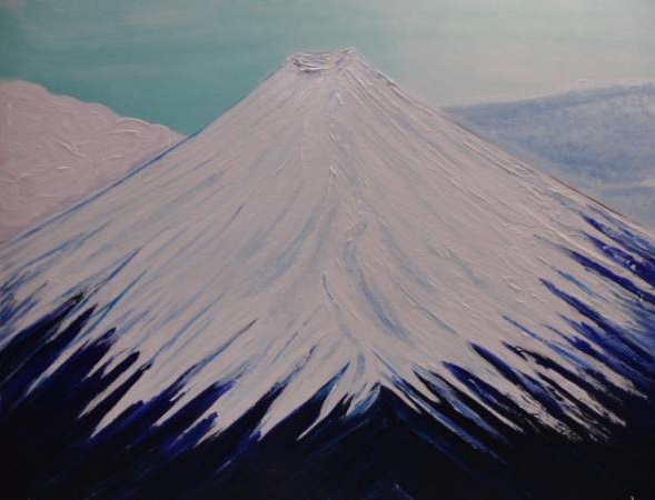 ≪国美協≫TOMOYUKI･友之, 『富士山』, 油彩画･F100号:162, 0×130, 3cm, 豪華, 油絵, 一点物, 直筆サイン･真作保証付, 絵画, 油彩, 自然, 風景画