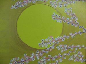 Art hand Auction ≪Komikyo≫TOMOYUKI･Tomoyuki, Fleurs de cerisier de lune, peinture à l'huile, F6 n° : 40, 9×31, 8 cm, Peinture à l'huile unique en son genre, Peinture à l'huile neuve de haute qualité avec cadre, Signé à la main et authenticité garantie, peinture, peinture à l'huile, Nature, Peinture de paysage
